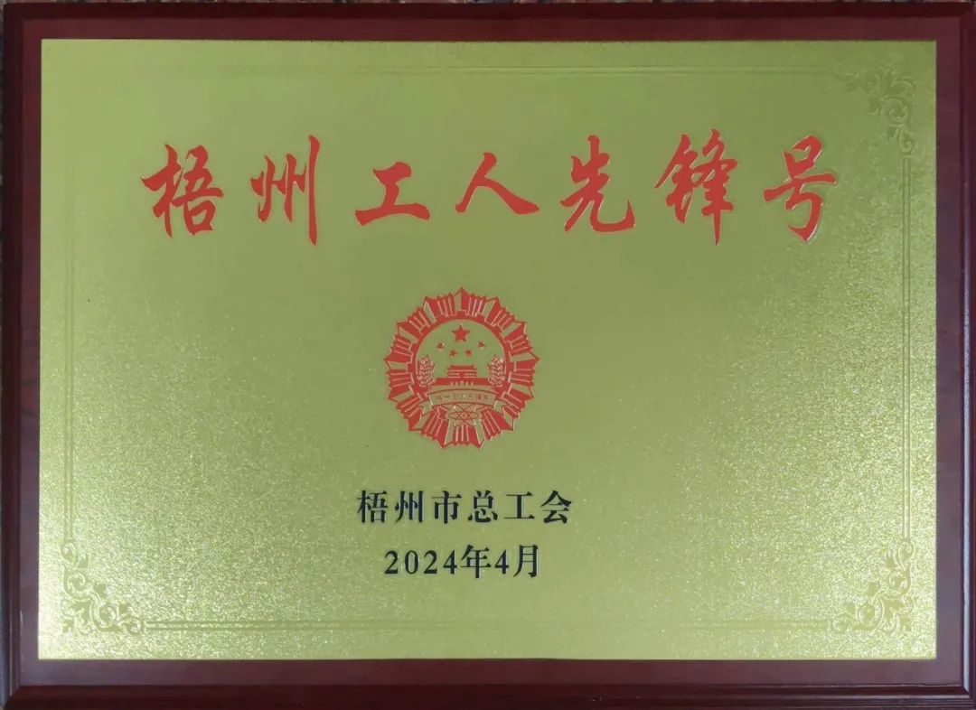這個(gè)班組不一般！佛子公司古益選廠(chǎng)磨浮甲班榮獲“梧州工人先鋒號(hào)”榮譽(yù)稱(chēng)號(hào)